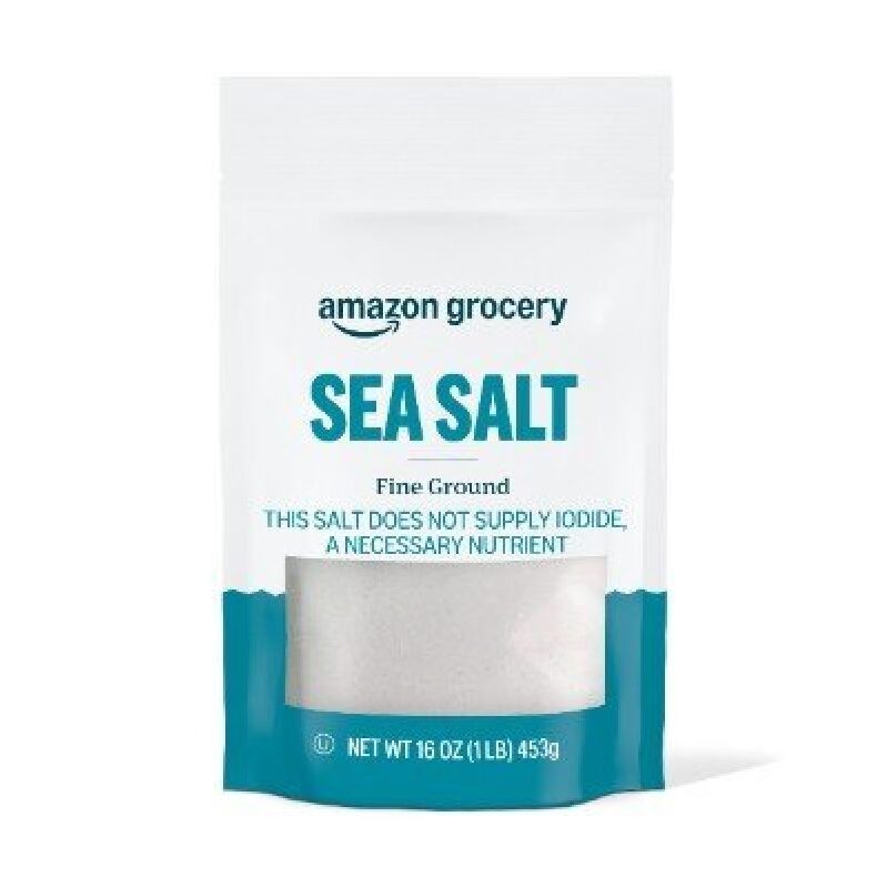 Amazon Grocery 细磨海盐 16oz