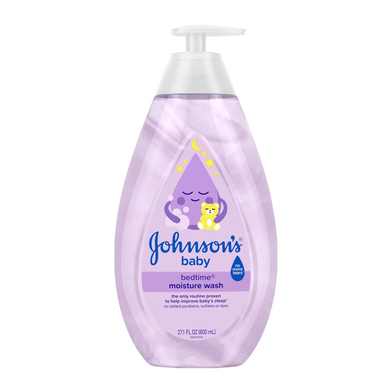 【折后$5.55 Prime包邮】Johnson’s 强生婴儿睡前舒缓保湿沐浴露 27.1oz