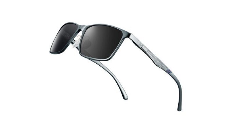 Mens Polarized Metal Sunglasses: 0.8 oz & UV Protection Sun Glasses
