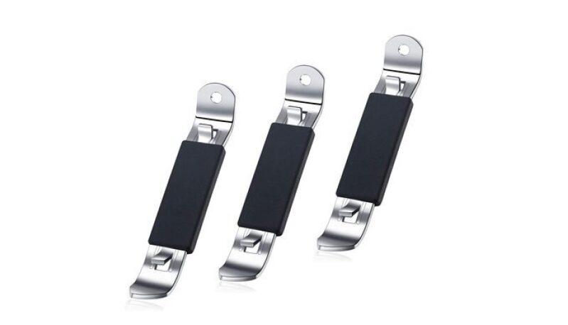 3 Pieces Magnetic Bottle Openers Can Opener Classic Beer Opener Stainless Steel Small Bottle Opener Can Tapper with Magnet for Camping and Traveling HANCELANT