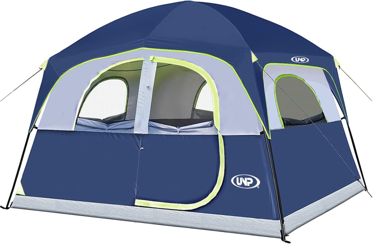 UNP Tents 6 Person Waterproof Windproof
