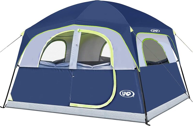 UNP Tents 6 Person Waterproof Windproof