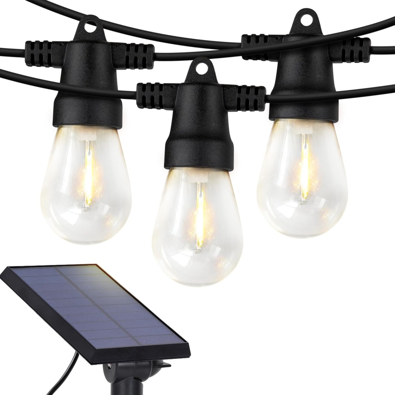 Solar Powered Outdoor String Lights