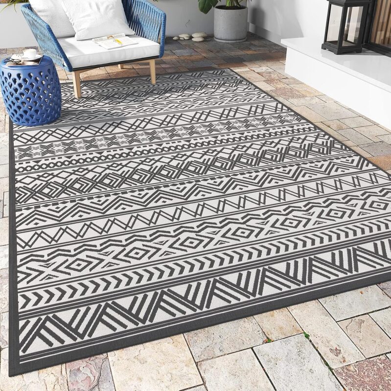 Outdoor Rug Carpet 9x12 ft