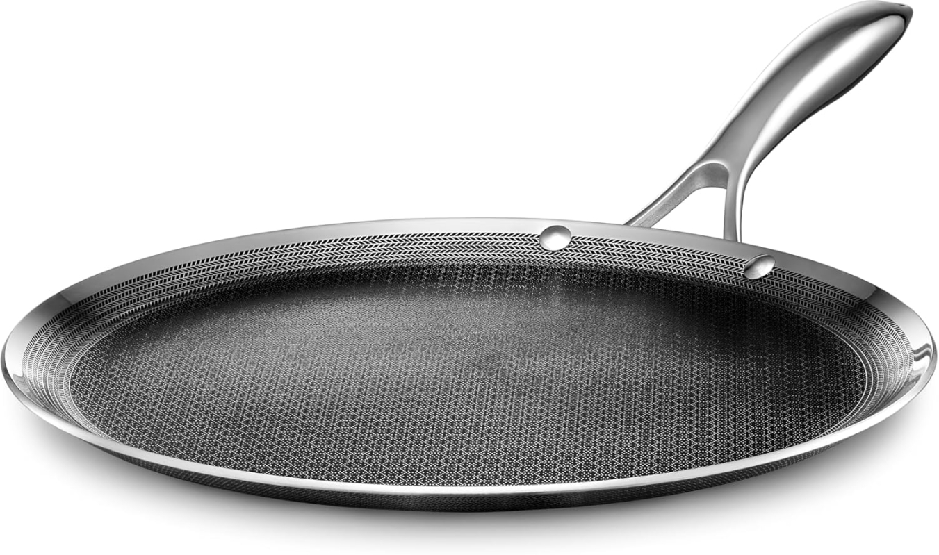 HexClad Hybrid Nonstick 12-Inch Griddle Pan
