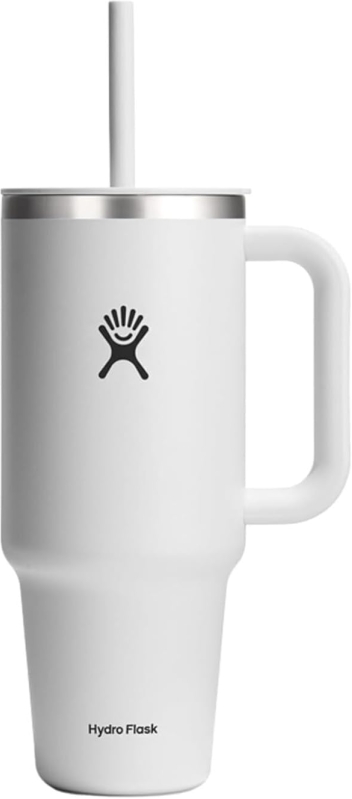 Hydro Flask 40 Oz Travel Tumbler - Insulated Stainless Steel with Handle & Straw