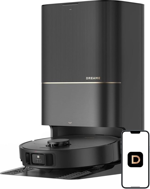 DREAME X40 Ultra Robot Vacuum with Extendable Side Brush & Removable Mop