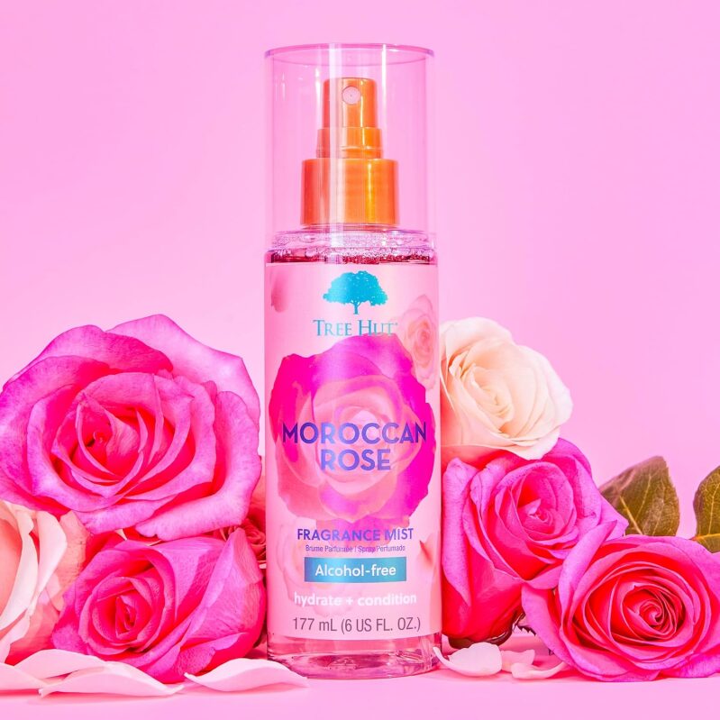 Tree Hut Moroccan Rose Fragrance Mist: A Hydrating, Alcohol-Free Body Spray