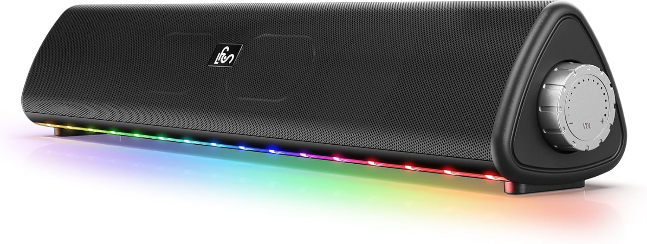 20W Bluetooth Computer Soundbar with RGB Lighting