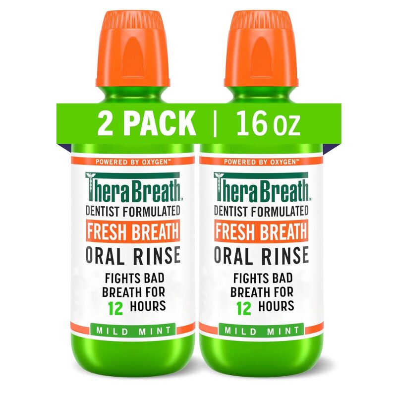 Ditch the Burn: Get Lasting Freshness with TheraBreath Mouthwash