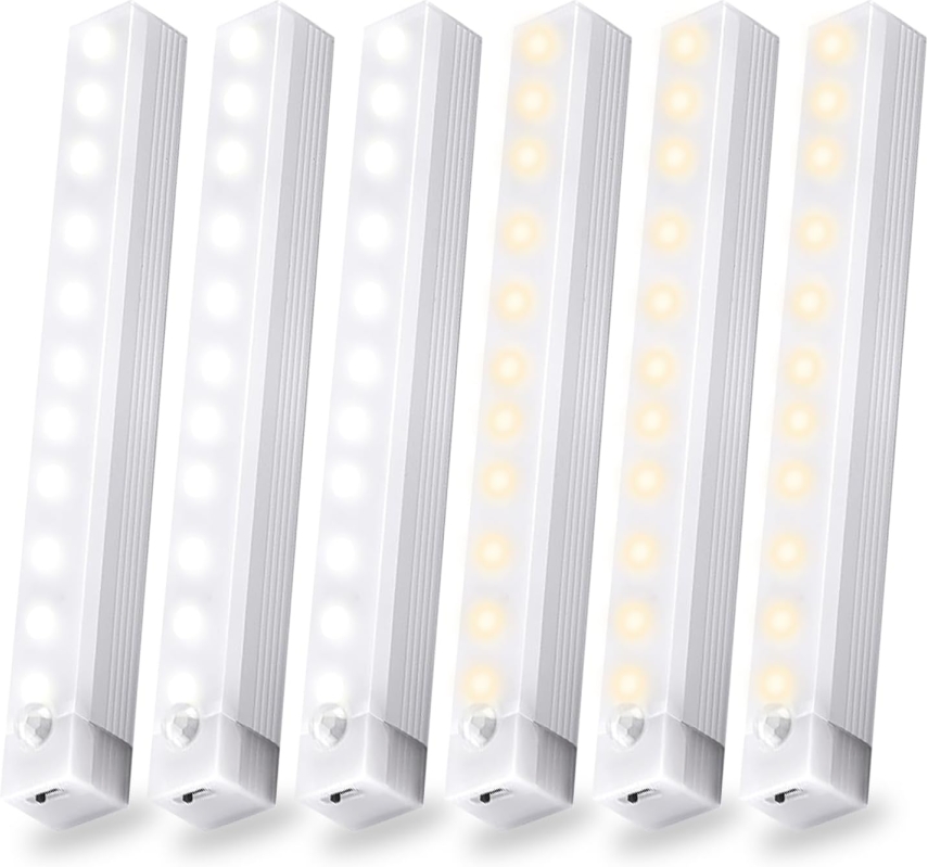 Instantly Brighten Any Dark Space: The Ultimate 6-Pack of Motion Sensor Lights