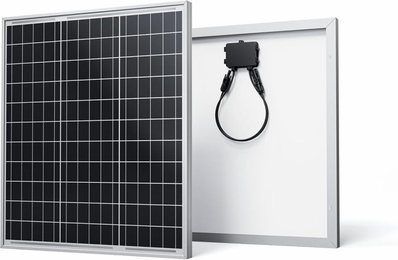 Renogy 50 Watt 12 Volt Monocrystalline Solar Panel