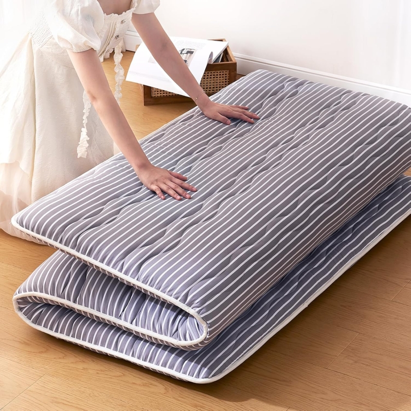 Thick Japanese Futon Floor Mattress with High-Density Foam