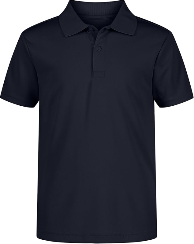 Nautica Boys' Performance School Uniform Polo Shirt