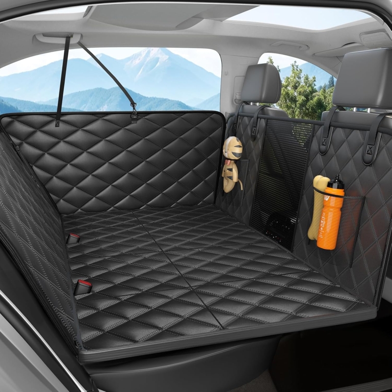 Hard Bottom Dog Seat Cover & Back Seat Extender