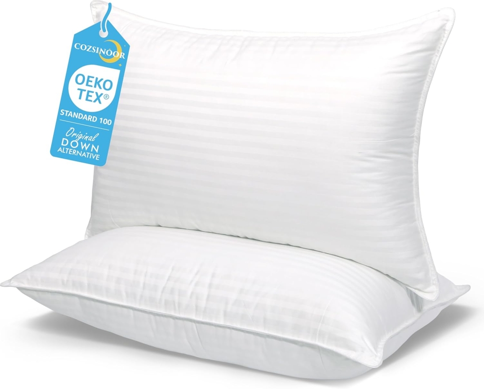 COZSINOOR Hotel Quality Pillows | Queen Size, Set of 2