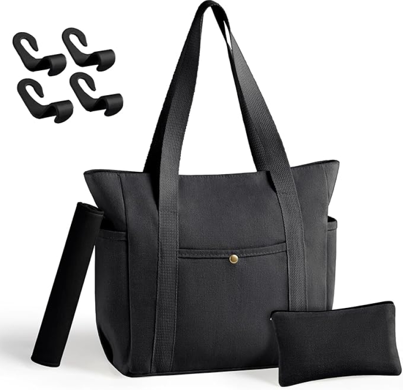 4-Piece Tote Bag & Car Organizer Set for Moms & Teachers