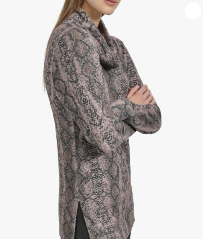 Andrew Marc Women's Relaxed Cowl Neck Tunic