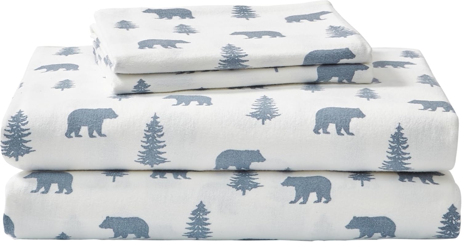 Eddie Bauer Cotton Flannel Sheet Set