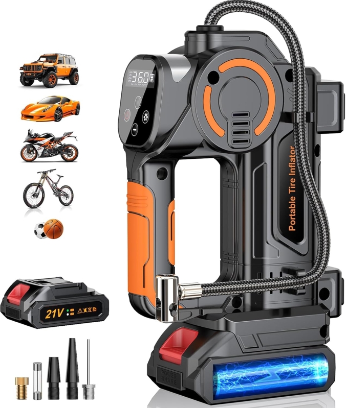ZOPOM 160 PSI Portable Air Compressor Tire Inflator