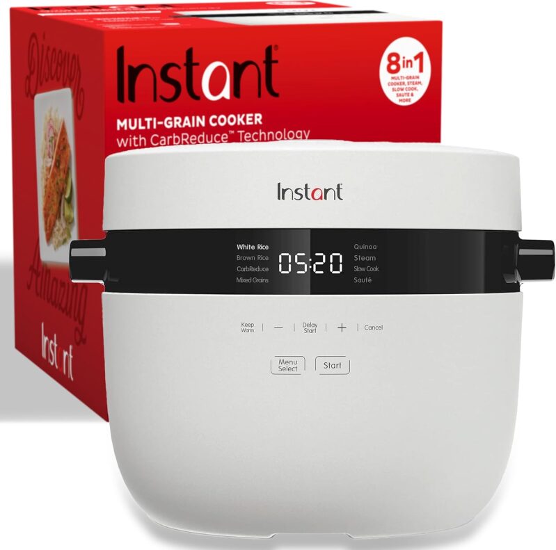Instant Pot 20-Cup Rice Cooker with CarbReduce Technology