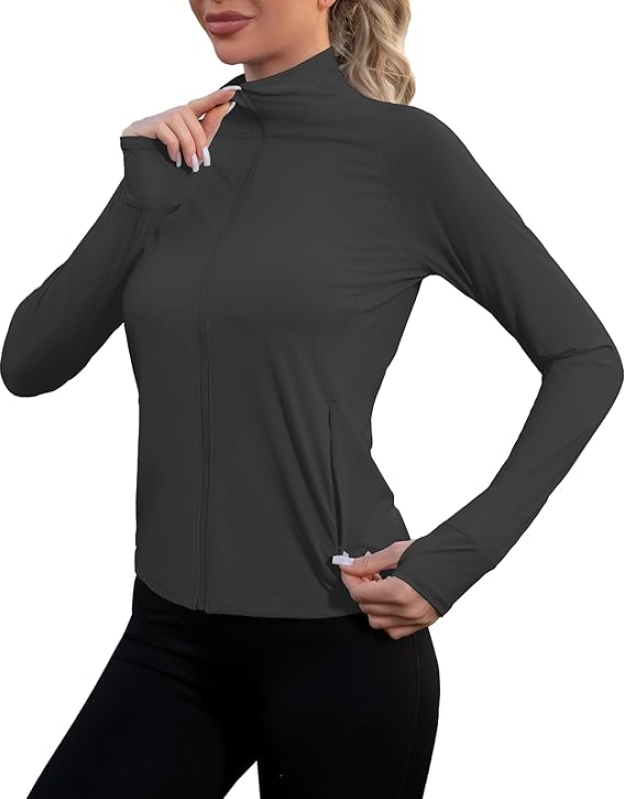 We1Fit Women's UPF 50+ Sun Protection Jacket - Lightweight,