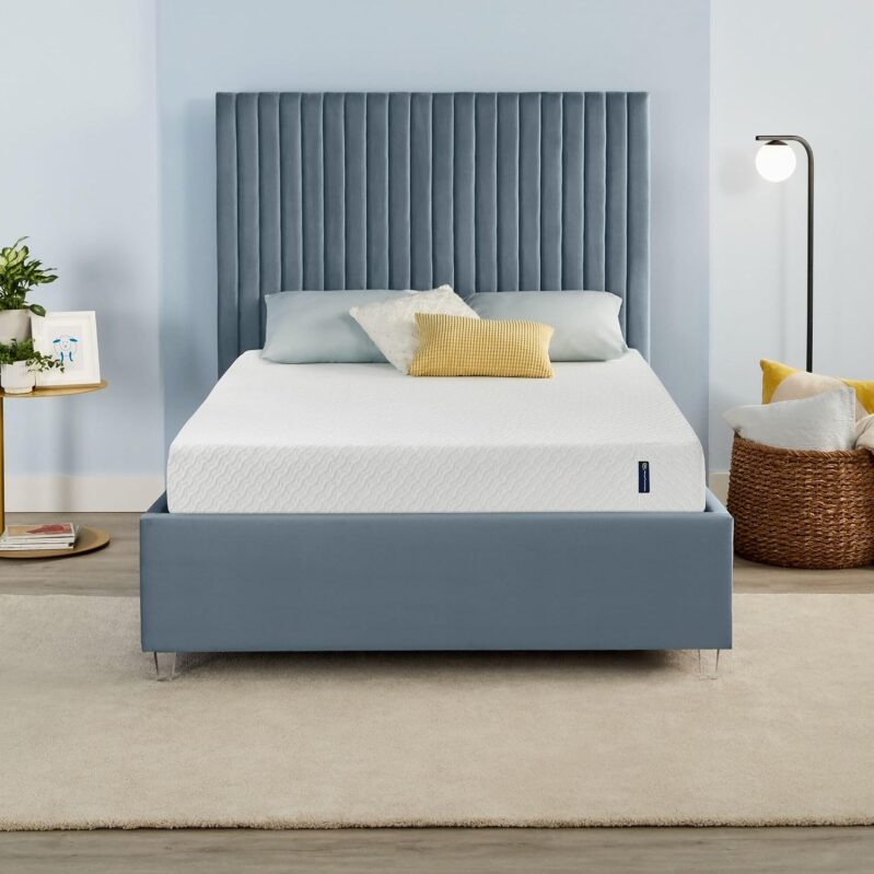 Serta 8-Inch Cooling Gel Memory Foam Mattress (Twin) | Medium-Firm Support & CertiPUR-US Certified