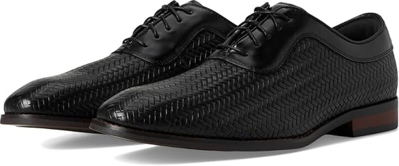 Stacy Adams Men's Keating Lace Up Oxford | Printed Leather Detail & Red Zone Comfort