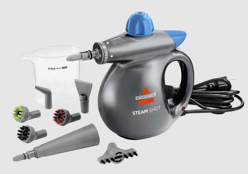 BISSELL Steam Shot Omni Pressurized Handheld Steam Cleaner with 7-Tool Accessory Kit