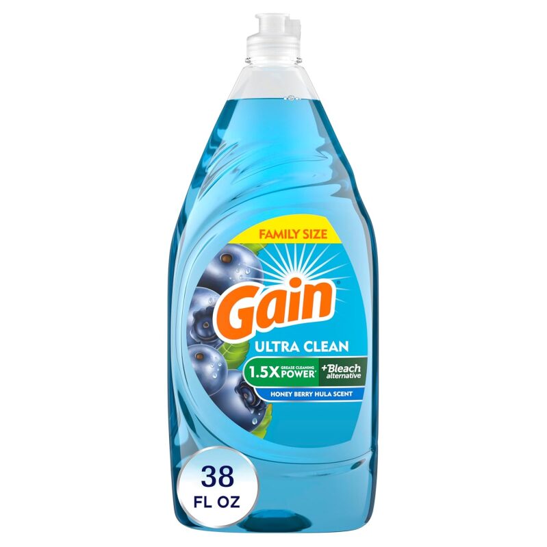 Gain Ultra Dishwashing Liquid Dish Soap - Honeyberry Hula Scent, 38 fl oz