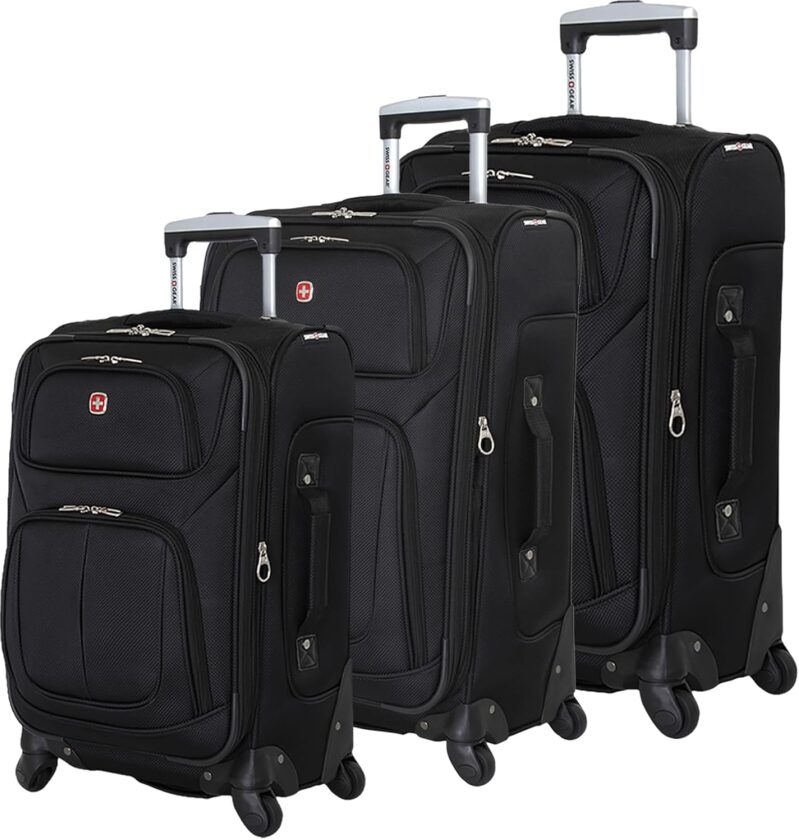 3-Piece SwissGear Sion Softside Luggage Set - 21