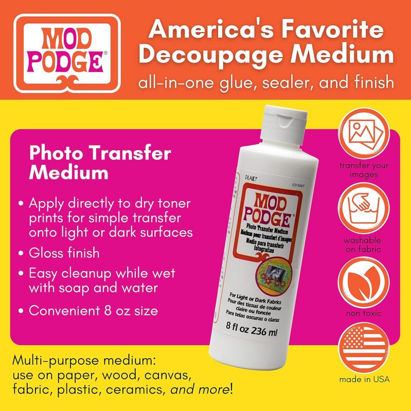 Mod Podge Photo Transfer Medium - 8 oz (CS15067)