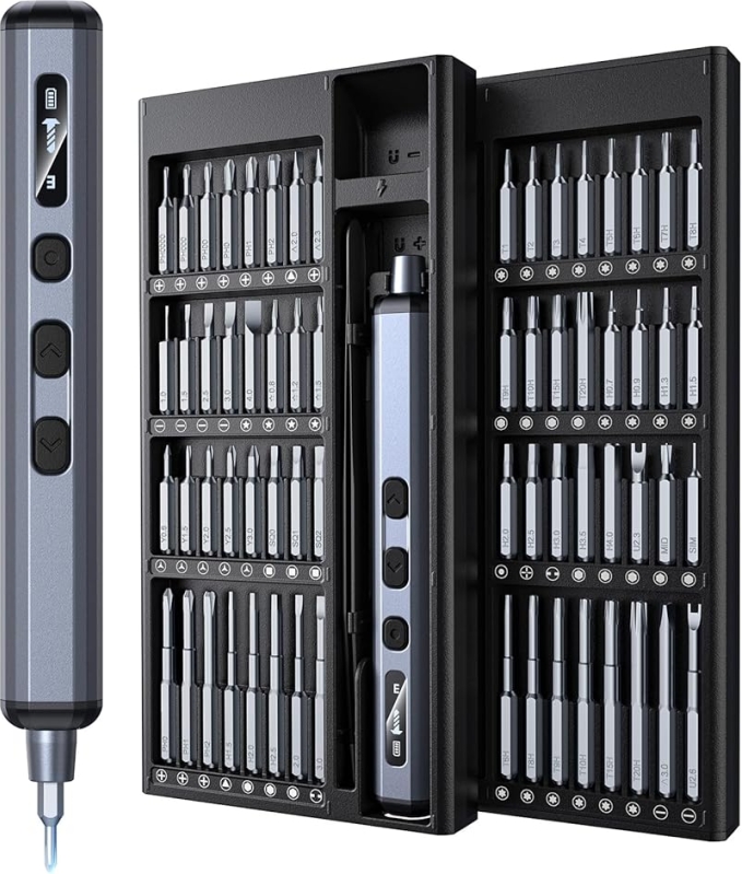 76-in-1 AXTH Electric Cordless Magnetic Precision Screwdriver Set