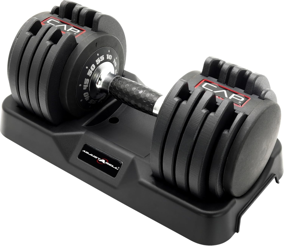 CAP Barbell ADJUSTABELL Adjustable Round Dumbbell Weights