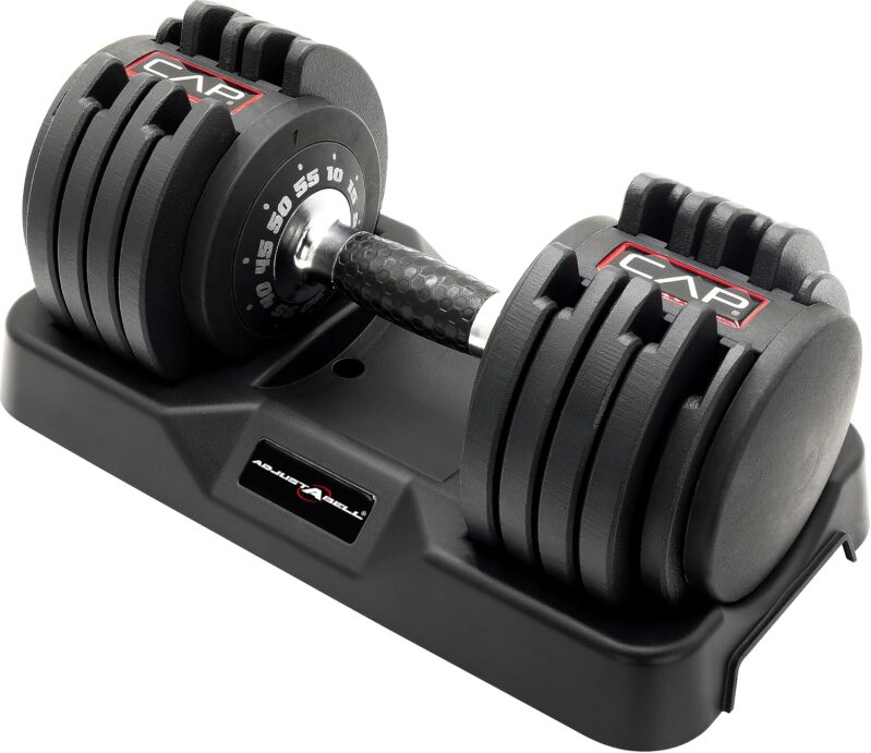 CAP Barbell ADJUSTABELL Adjustable Round Dumbbell Weights