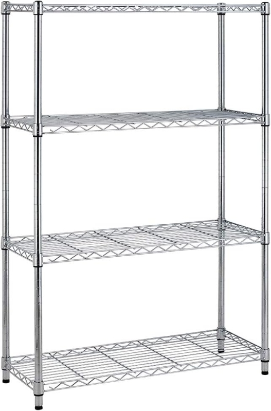 NSF Certified Heavy Duty 4-Tier Wire Shelving Unit (36