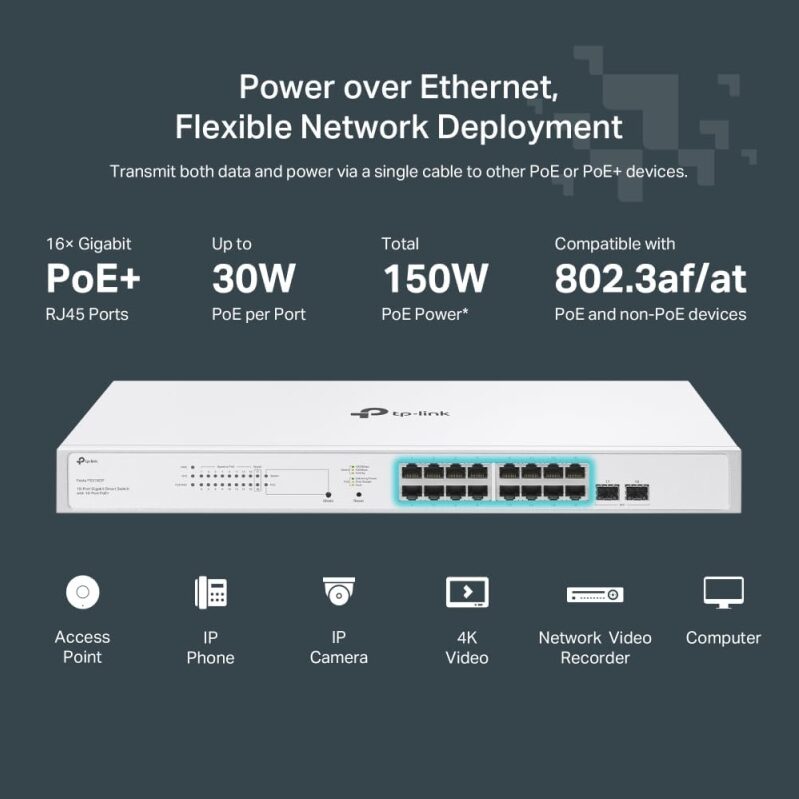 TP-Link Festa FS318G 18-Port Gigabit Smart Managed Network Switch