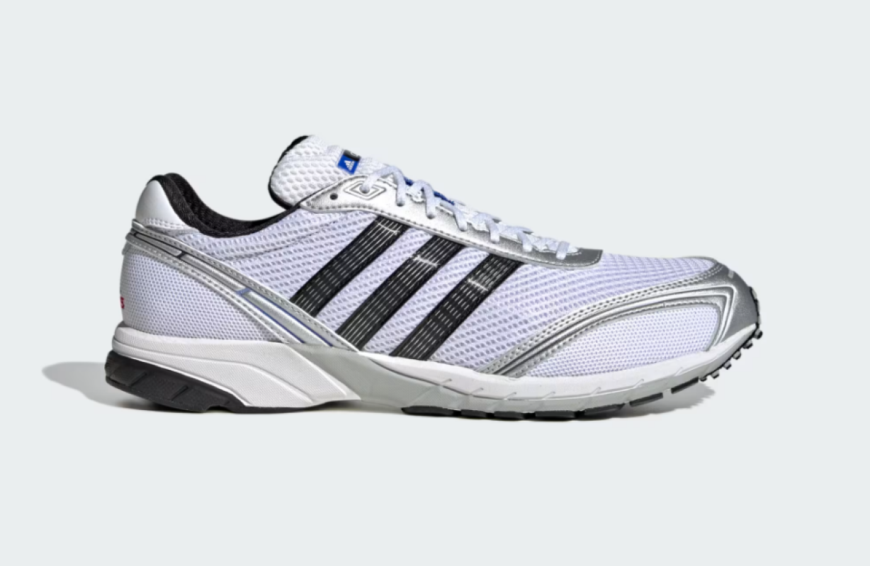 adidas Men's Adizero Adios OG Shoes | Cloud White / Hi-Res Blue