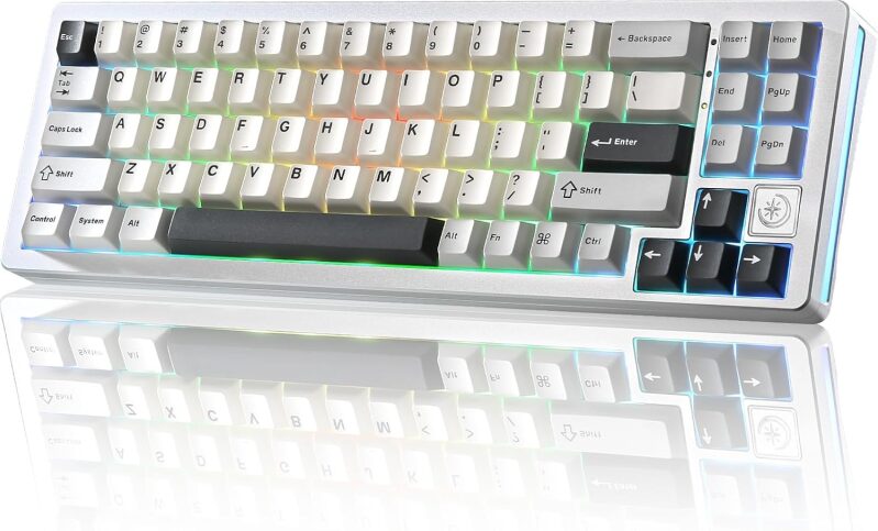 YUNZII AL71 75% Aluminum Mechanical Keyboard - Wireless/Wired Hot-Swappable Gasket Mount