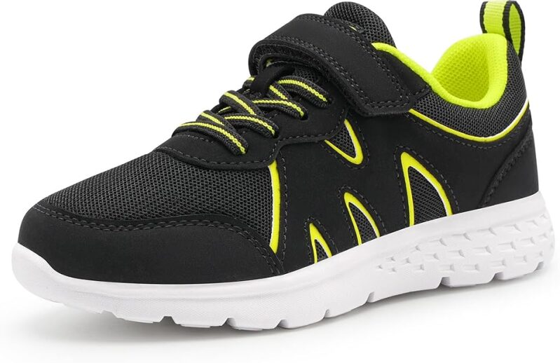 Stelle Kids Girls Sneakers - Lightweight Breathable Tennis & Running Shoes