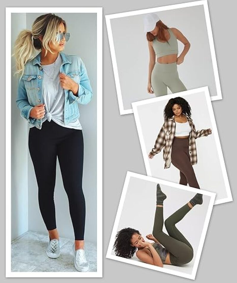 GAYHAY High Waisted Leggings for Women - Soft Tummy Control Printed Yoga Pants