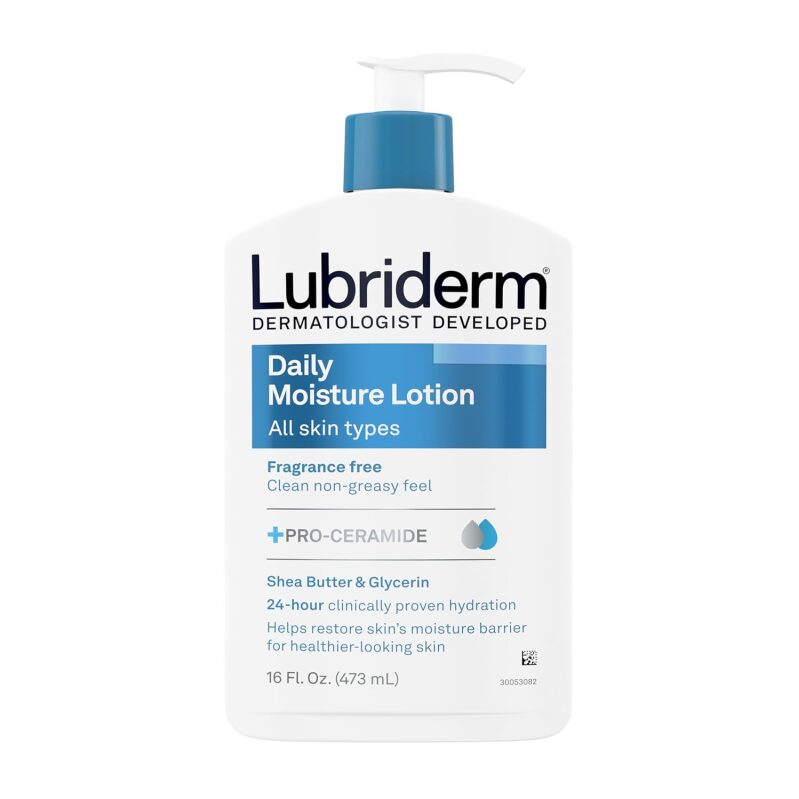 Lubriderm Daily Moisture Lotion + Pro-Ceramide - Fragrance-Free Face & Body Lotion (16 fl. oz)