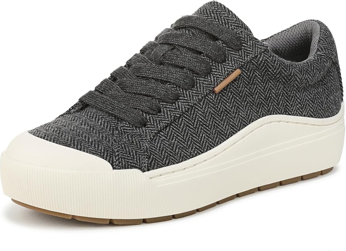 Dr. Scholl's Women's Time Off Sneaker - Sustainable Lace-Up Platform Walking Shoe