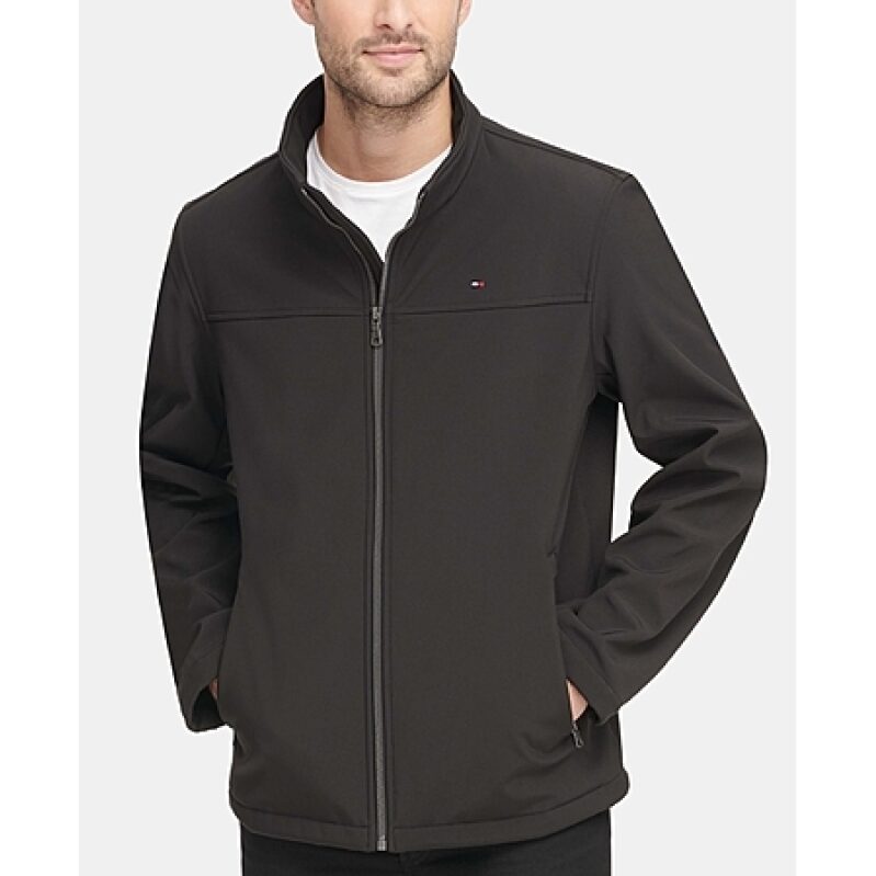 Tommy Hilfiger Men's Soft‑Shell Zip Jacket – $37.50 Deal