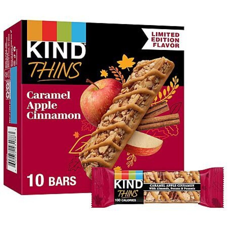 KIND Thins Caramel Apple Cinnamon – 10 Pack for $3.20 (30% Off + Subscribe & Save)