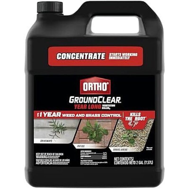 2‑Gal Ortho GroundClear Year‑Long Vegetation Killer – $34 Deal, Covers 3,200 sq ft