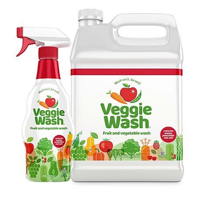 Veggie Wash Fruit & Vegetable Cleaner – 144‑oz (1 gal+16 oz) – $15.19 with Subscribe & Save
