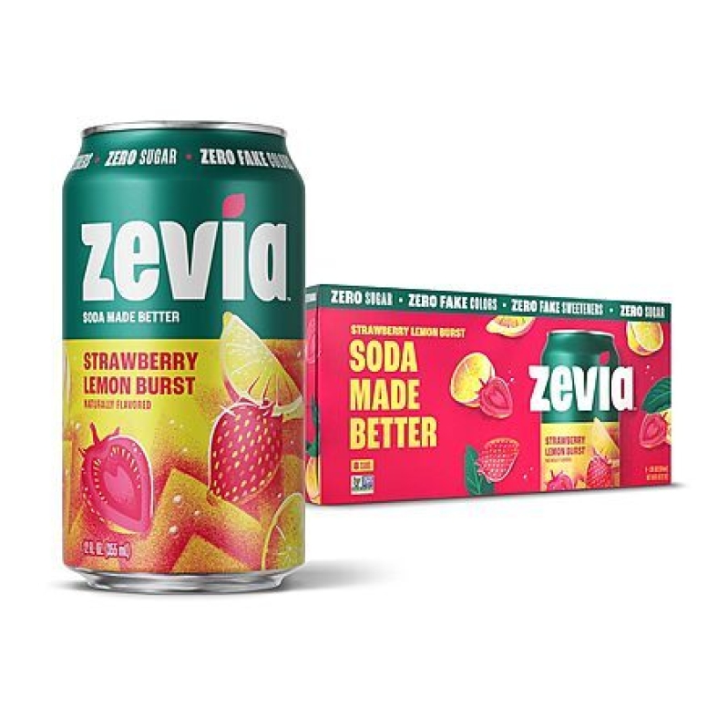 Zevia Zero Sugar Soda 8‑Pack – $4.95 with Subscribe & Save