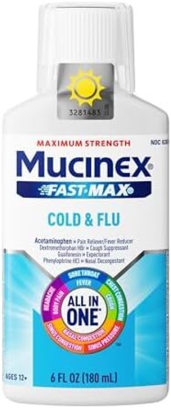 Mucinex Fast-Max Cold & Flu 6‑oz – $8.33 (40% Off) via Subscribe & Save