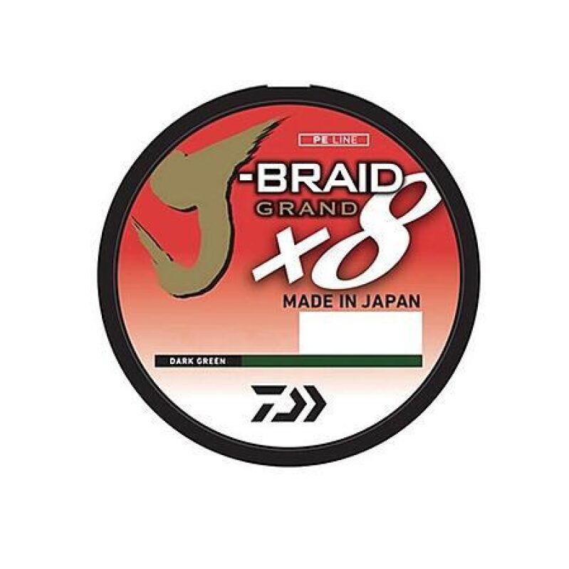 Daiwa J-Braid Grand 8X 40lb Test – Dark Green 150yd – $10.49 with Coupon (Amazon)